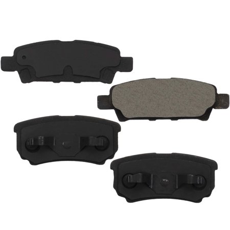 Gridiron Brakes Semi-Metallic Rear Brake Pad Set Driver and Passenger Side - ID1037 (Replaces Part# MKD1037)