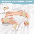 thumbnail image 2 of HeeHom Bunion Corrector Splint - Ergonomic Big Toe Support Brace with Elastic Band for Pain Management, Swelling Reduction & Natural Alignment, 2 of 7
