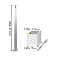 thumbnail image 2 of VEVOR Cable Railing Post Level Deck Stair Post 36 x 0.98 x 1.97\" Cable Handrail Post Stainless Steel Wire Drawing Deck Railing Pre-Drilled Pickets with Mounting Bracket Stair Railing Kit Silver, 2 of 9