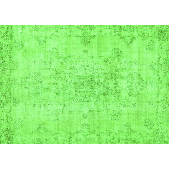 Ahgly Company Indoor Rectangle Persian Green Traditional Area Rugs, 2' x 3'
