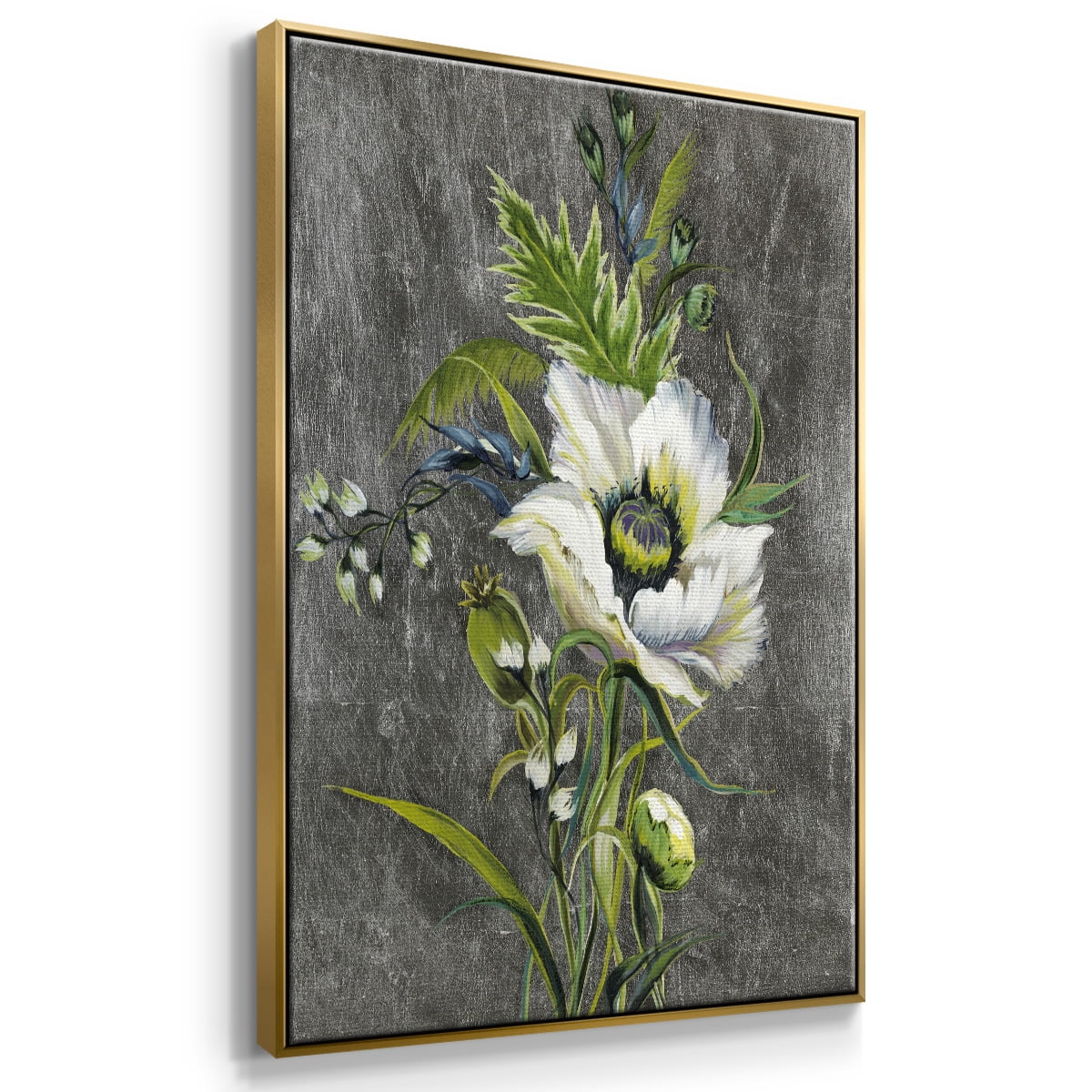Sunny Sunday II Framed Premium Gallery Wrapped Canvas - Ready to Hang - 27 x 41 - Gold Floating Frame