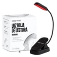 thumbnail image 1 of Sleep Ritual Lampara de Lectura con Luz Roja de 620 NM. Luz Roja de Lectura LED Recargable para uso Nocturno con Cable de Carga USB Tipo-C. Reading Lamp. 5 Watts., 1 of 6