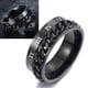 thumbnail image 5 of Spinner De Anillo De Cadena ANGGREK Anillo de Banda de cadena Relax Fidget Para cumpleaños, 5 of 8