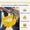thumbnail image 3 of Collapsible Bucket - Portable Foldable Wash for Car Washing, Camping & Hiking Lightweight Outdoor Water Fishing, Picnic, Kitchen Cleaning Space-Saving Design, 3 of 4
