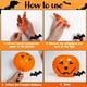 thumbnail image 2 of Bewildely Suministros de fiesta para decoración de Halloween, globos con temática naranja, accesorios para escenario, globos de látex de Kits de decoración para fiestas 30 piezas (6 paquetes), 2 of 6