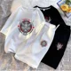 thumbnail image 2 of Traje unisex Harajuku con estampado de gofres para hombre, conjunto de camiseta y pantalones cortos de manga corta de verano, ropa deportiva para correr, conjunto de 2 piezas, trajes estampados, 2 of 5