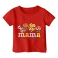 thumbnail image 3 of Girl Blouses Casual Leisure Mother's Day Print Summer Casual Tops, 3 of 3