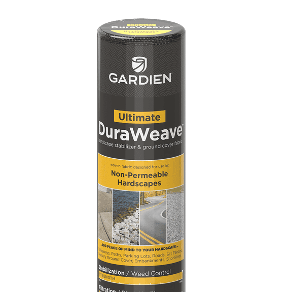 Gardien Ultimate DuraWeave™ Hardscape Stabilizer & Ground Cover, UV-Resistant Heavy Duty Geotextile Fabric – 4’ x 100’