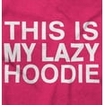 thumbnail image 2 of This Is My Lazy Hoodie Slacker Unisex Plus Fleece Graphic Hoodie Brisco Brands 5X, 2 of 5
