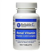 Reliable 1 Renal Vitamin C and B Complex, 100 Ea
