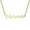 C, variant on Mothers Day Mama Alphabet Necklace Simple Hand Painted Letter Pendant Alloy Dainty Clavicle Chain Jewelry Gift for Mom