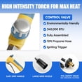 thumbnail image 5 of XWYXSTG Propane Torch  for Weeds, 340,000 BTU with Piezo Igniter (Self Igniting), with 10-ft Hose  for Roofing,Melting Ice,BBQ, 5 of 8