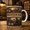 Light Blue, variant on Mountain Man Mug, Outdoor Dad Gift Coffee Cup for Camping, Hiking & Rustic Cabin Fans