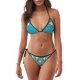 thumbnail image 1 of Fotbe Seashells And Fishing Net On Blue Wooden Table Traje de Baño para Mujer de Dos Piezas – Bikini Sexy de Tirantes Tipo Halter con Diseño Triangular, 1 of 6