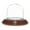 Walnut Veneer Base, variant on Plymor 2" x 2" Mini Glass Display Dome Cloche (Walnut Veneer Base)