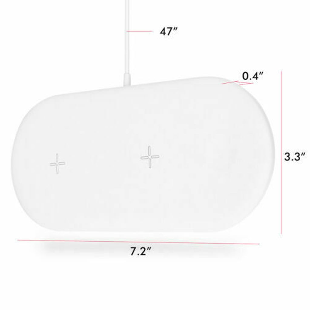 3 in1 Wireless Charger for Apple Watch Fast Charger Stand (White)