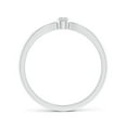 thumbnail image 2 of ANGARA Natural 0.05 Ct. Diamond Solitaire Promise Ring in 14K White Gold for Women (Ring Size: 3.5), 2 of 8