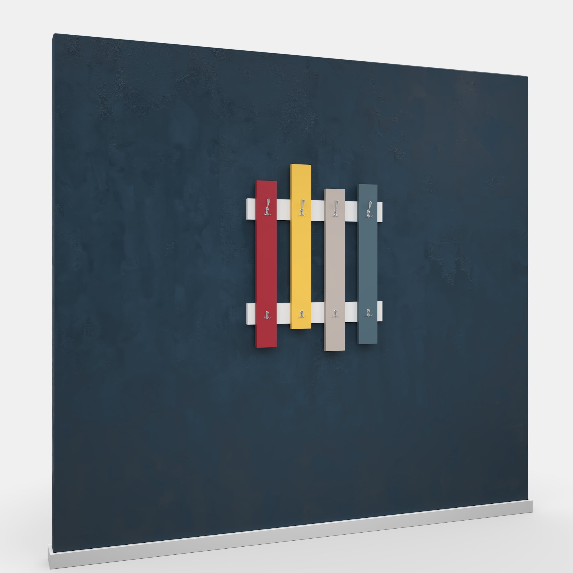 Ada Home Decor Furniture Haines Multicolor Wall Coat Rack