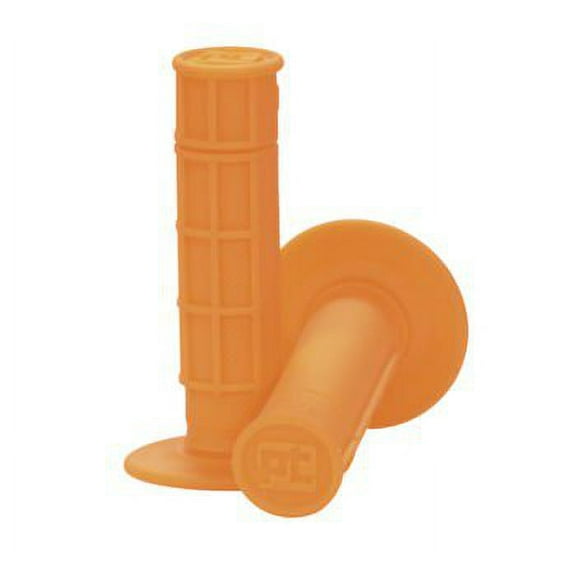 ProTaper Neon Orange Single-Density MX Grips 1/2 Waffle Pair Custom Kraton Rubber Compound 024042