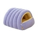 thumbnail image 3 of Cama para gatos, cueva, nido para gatos, escondite de invierno, suave, gruesa, extraíble, cálida, cama para mascotas Púrpura claro, 3 of 8