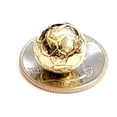 thumbnail image 5 of 14k yellow Gold 3D Soccer ball Pendant charm sport game fine jewelry gift 4g, 5 of 12