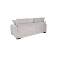 thumbnail image 5 of Porter Designs Big Chill Soft Microfiber Loveseat - Cream, 5 of 7