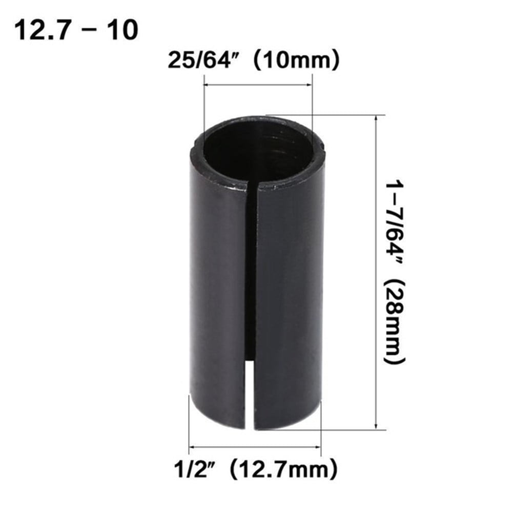 Driak 6 Pcs CNC Engraving Bit Router Adapter Convert Collet Sleeve Adapter 3.175mm to 6mm in for Engraving Machine Tool Driak 6 Pcs CNC Engraving Bit Router Adapter Convert Collet Sleeve Adapter 3.175mm to 6mm in for Engraving Machine Tool