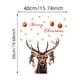 thumbnail image 3 of Adhesivo navideño para ventana | Luces navideñas de doble cara y decoración de vidrio | Adhesivos navideños de PVC con diseño de estrellas | Fáciles de despegar y pegar | Decoración de vidrio para, 3 of 7