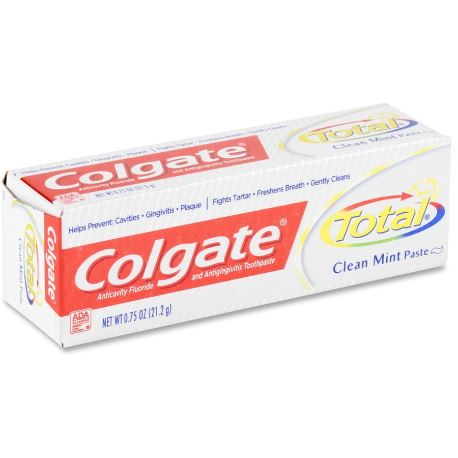 Colgate Total Clean Mint Toothpaste, Trial Size