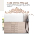thumbnail image 4 of Wood Appliques Onlays Decorative Wood Appliques DIY Wood Appliques for Mirror Bed Door Cabinet Wardr, 4 of 5