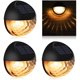 thumbnail image 1 of Luces solares para cercas, luces solares decorativas para jardín, luces inalámbricas impermeables para exteriores para jardín, cercas y patios, blanco cálido (juego de 4), 1 of 5