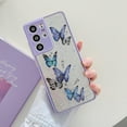 thumbnail image 2 of CASELIX Samsung Galaxy S22 Case Butterfly glitter Bling Clear Case, Glitter Case for Women Cute Protective Galaxy S22 Phone Case Cover - Purple, 2 of 6