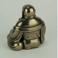 thumbnail image 3 of Statue Bronze Laughing Buddha Tenant des Perles et un Sac, 3 of 3
