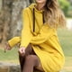 thumbnail image 3 of Nuevo otoño sudaderas largas de las mujeres vestidos Casual bolsillo de manga larga sudaderas con capucha suelta de gran tamaño jersey sudadera con capucha vestidopangjing, 3 of 3