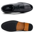 thumbnail image 4 of CMR CHAMARIPA Men's Elevator Shoes - High Heel Men Dress Shoes - Black Derby Shoes That Make You Taller 6 CM / 2.36 Inches, 4 of 5