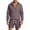 Coffee, variant on Bpyeka Men's Casual Two-Piece Matching Set, Hooded Zip-Up Long Sleeve Tops & Drawstring Waist Shorts, Quick Dry Breathable Outfit for Sports, XS-3XL