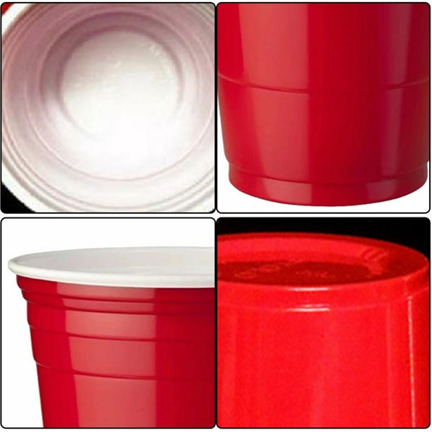 10Pcs / Set High Quality 450ML Red Disposable Plastic Cup Party Cup Bar  Restaurant Supplies Houseware Goods