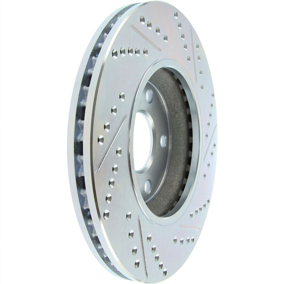 StopTech Select Sport 05-07 Chevrolet Cobalt Slotted and Drilled Right Front Rotor Fits select: 2009-2012 CHEVROLET MALIBU, 2005-2010 PONTIAC G6