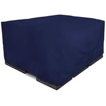 Eevelle Meridian Patio Sectional Set Cover  Marinex Marine Grade Fabric Durable 600D Polyester - Outdoor Lawn Furniture Set Covers - All-Weather Protection -  68"D x 138"W x 30"H, Navy