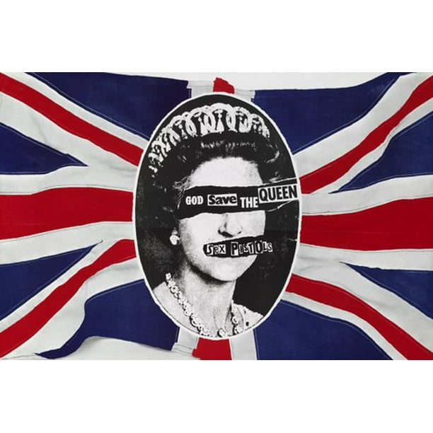 Classic Sex Pistols God Save The Queen Poster British Flag Punk 24x36 Walmart Com Walmart Com Classic Sex Pistols God Save The Queen Poster British Flag Punk 24x36 Walmart Com Walmart Com
