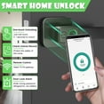 thumbnail image 5 of FITNATE Fingerprint Door Lock with Handle，Smart Biometric Digital Door Knob Lock with App Control Keyless Entry for Bedroom,Home,Hotel,Office, Black, 5 of 11