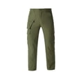 thumbnail image 5 of Domzest Men's Cargo Pants Ripstop Water Resistant Hiking Work Pants Outdoor Multi Pockets Army Tactical Pants Army Green 4XL, 5 of 8