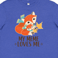 thumbnail image 4 of Inktastic Meme Loves Me Gift Fox Youth T-Shirt, 4 of 5
