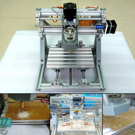 DIY Mini 3-Axis CNC Router laserequipment Engraver PCB PVC Milling Wood Carving Machine
