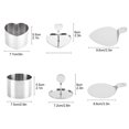 thumbnail image 2 of DEBGFS 2Pcs Baking Mold Creative Stainless Steel, Birthday Cake Pressing Mold，Stainless Steel Round Cake Ring Mold, 2 of 7
