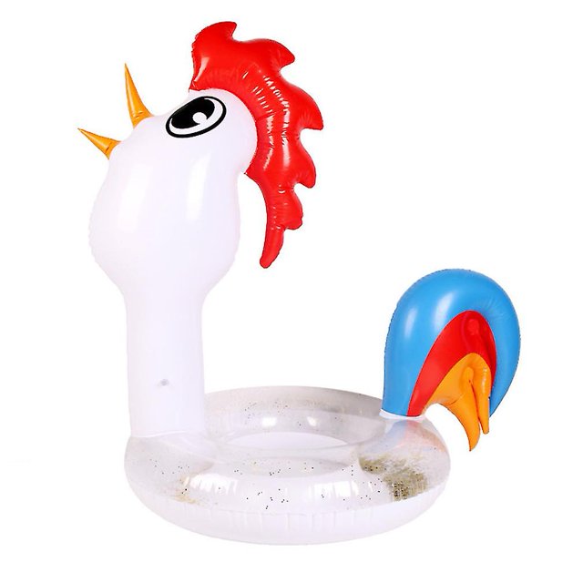 Flotador inflable de la piscina del anillo de la lentejuela del gallo para los adultos, 11 kaili Sencillez