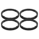 thumbnail image 1 of 4 anillos espaciadores adaptadores universales para altavoces de coche, anillo de montaje de altavoz, junta de plástico para instalación de sistema de audio automotriz, 1 of 7