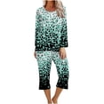 thumbnail image 2 of Ensembles d'Entraînement 2 Pcs pour Femmes, Col Rond, Manches Longues, Ensemble de Pyjamas Confortables pour la Maison, Ensemble de Sport, Ensembles de Sortie en Liquidation, 2 of 5
