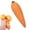 Orange, variant on 2026 Giant 7in Banana Squishy Slow Rising Stress Relief Toy Soft Pinch & Release Fidget Sensory Toy for Adults Kids Anxiety Relief Birthday Party Favor