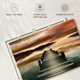 thumbnail image 6 of Elephant Stock Sunset Jetty Wall Art - Horizontal Canvas Wall Art - Living Room Wall Decor - Nautical Canvas - Brown And Beige Decor By Danita Delimont - 12" x 8", 6 of 8